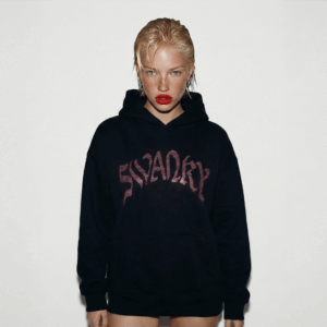 pink rhinestone hoodie